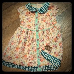 Short sleeve button up dress